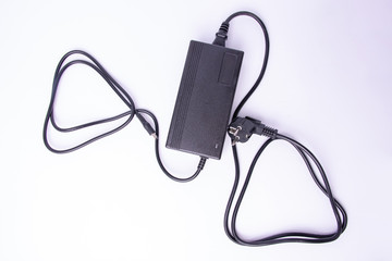 Battery charger used for an electric bike.
