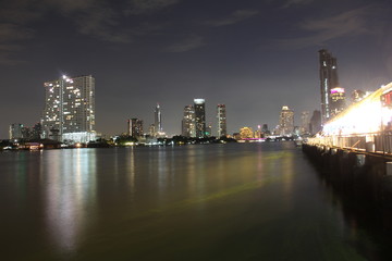 Fototapeta na wymiar View from Bangkok's Asiatique