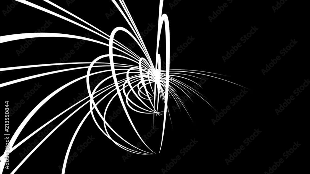 Poster abstract background with animation moving of lines. lines are growing and moving. background animati
