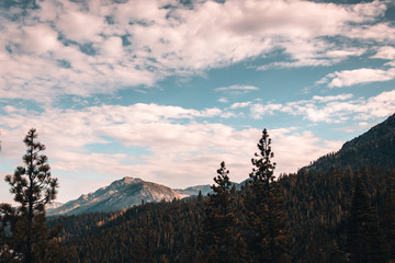 Scenic view after a hike to Eagle Point in Tahoe