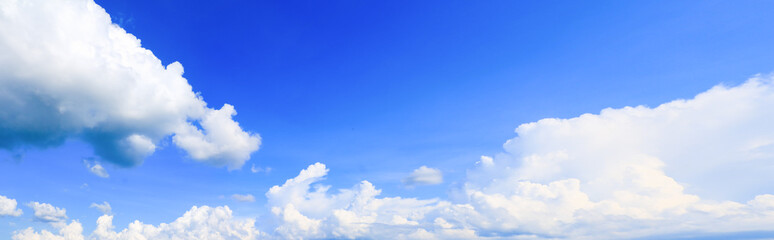 panorama sky and cloud summer time beautiful background