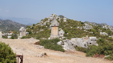 antalya ancient king tombs