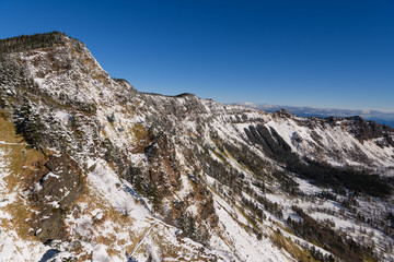 トーミの頭から見た黒斑山