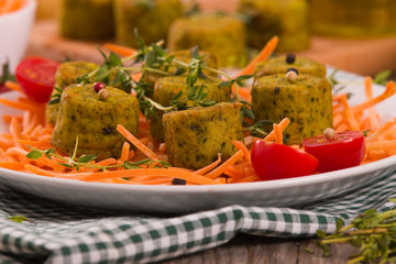 Vegetarian meatballs.