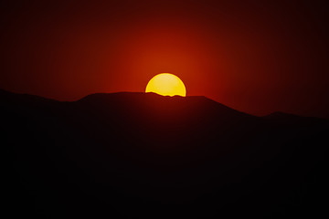 Obraz premium Smoky Sunset