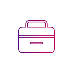 briefcase line, gradient icon