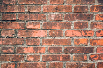 Aged brick wall