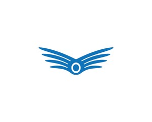 Falcon Wing Logo Template vector icon design