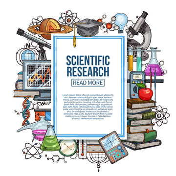 Scientific research poster with study attributes