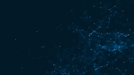 Fototapeta premium Technology Network Background.