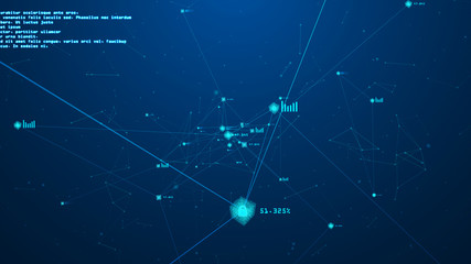 block chain concept.