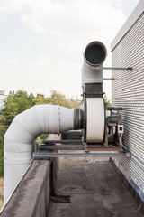 air ducts on the roof