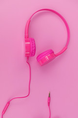 close up of headphones for background