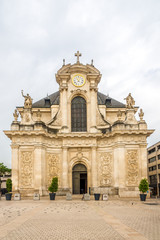 Fototapeta premium View at the church of Saint Sebastian in Nancy - France
