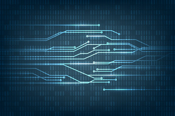 Abstract digital illustration, future technology background. Graphic concept elements for your design