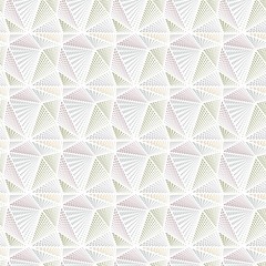 Seamless pattern with triangles