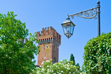 The colorful villages on the Garda Lake