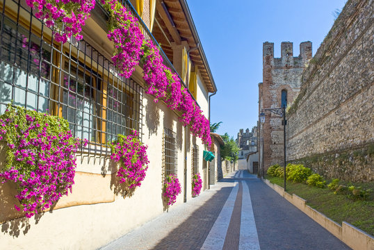 The colorful villages on the Garda Lake