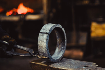 forged product at the forge