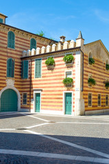 The colorful villages on the Garda Lake