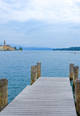 The colorful villages on the Garda Lake