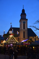 Weihnachtsmarkt an der Hauptwache in Frankfurt