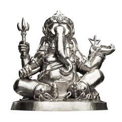 Ganesha statue isolated