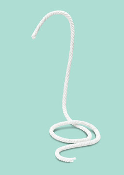 Floating rope isolated