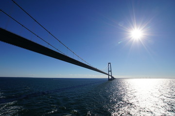 Storebæltsbroen, Hängebrücke über den Großen Belt  © Dirk70