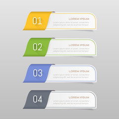 Sticker label colorful set