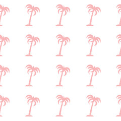 Fototapeta premium Seamless pattern with palm trees.