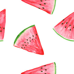 Watermelon pattern isolated