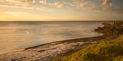 Obraz premium cottesloe beach sunset perth australia