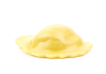 Cheese ravioli composition isolated
