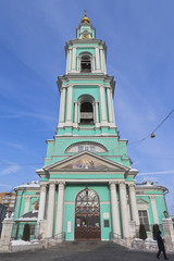 Fototapeta premium The Epiphany Cathedral in Elokhov, Moscow, Russia