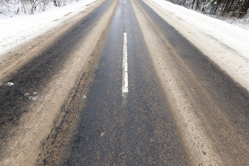 asphalt road