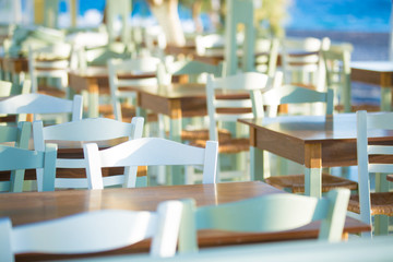 Restaurant at sea shore
