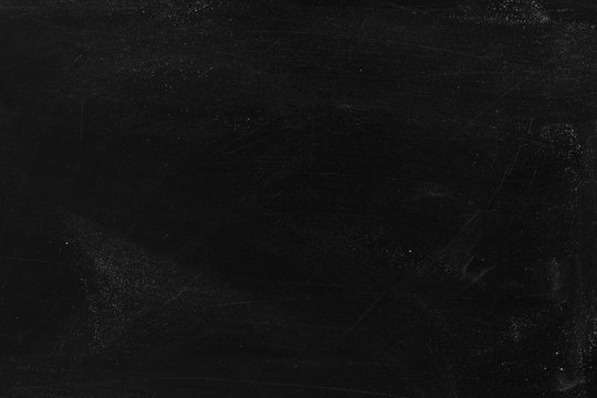 Old blank dirty chalkboard .Empty Chalkboard Background with writing space. 