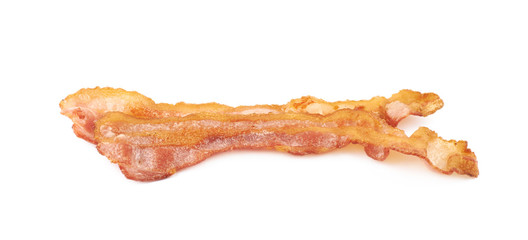 Fried bacon composition isolated
