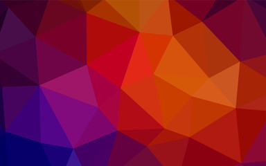 Light BLUE vector gradient triangles pattern.