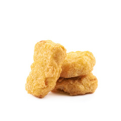 Chicken nugget composition isolated