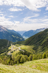 Poschiavo, Bernina, Berninapass, Val Poschiavo, Alp Grüm, Lago di Poschiavo, Puschlav, Alpen, Wanderweg, Bernina-Express, Graubünden, Sommer, Schweiz