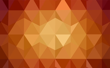 Dark Red vector abstract mosaic background.