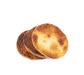 Fried potato slice composition