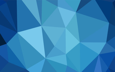 Light BLUE vector abstract mosaic background.