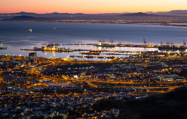 Table Bay Harbour at Dawn