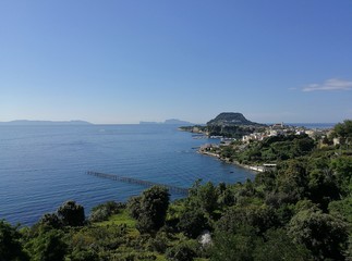 Panorama dal castello di Baia