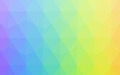 Obraz premium Light Multicolor vector polygon abstract background.