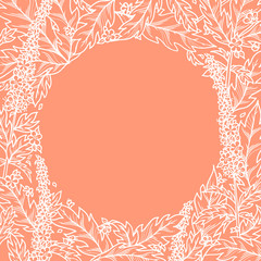 Vector summer floral background.