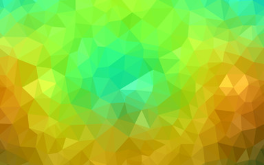 Fototapeta premium Dark Multicolor vector polygonal background.